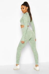 High Quality Women's <b>Yoga</b> <b>Set</b> Solid Quick Dry Breathable Stylish New Design Plus Size XXL Customizable Logo Waist Sale - Product Image 5