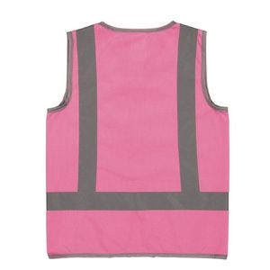 Vêtements de travail en plein air, gilet d'équipe personnalisé avec logo, gilet de sécurité routière à séchage rapide, vêtements en maille, gilet de sécurité fluorescent réfléchissant - Product Image 6