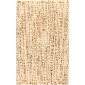 Alfombras Nomadic Threads Beige Marrón con Patrón Geométrico, Tejido Plano de Yute y Cáñamo, Hechas a Mano, Ecológicas, Antideslizantes, para Hogar, Dormitorio, Sala de Estar - Product Image 4