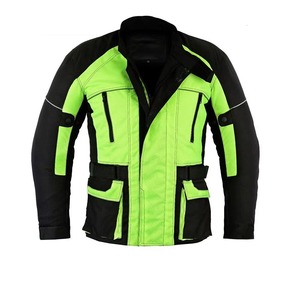 <b>Men</b> Winter Cadura High Street Style Solid Color Casual <b>Jackets</b> <b>Canvas</b> Fabric Light Green Black Color Front Moto Biker Outdoor - Product Image 3