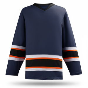 Maillot de hockey sur glace pour hommes, best-seller, durable, léger, 100% polyester, manches longues, pour joueurs - Product Image 1