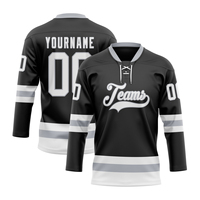 Set Seragam Hoki Es Kustom Premium Untuk Pria Jersey Tim Berkualitas Tinggi Bahan Bernapas OEM Kit Hoki Sublimasi Harga Grosir