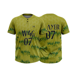 Camiseta de Béisbol Universitaria Personalizada con Logotipo Frontal, de Alta Calidad, Transpirable, de Poliéster de Secado Rápido, Sublimada, Unisex - Product Image 3