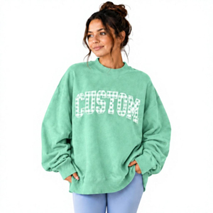 Sudadera Varsity Personalizada de Alta Calidad con Cierre de Cremallera, Diseño a Cuadros, Apliques, Regalo Escolar, Venta al Por Mayor - Product Image 1