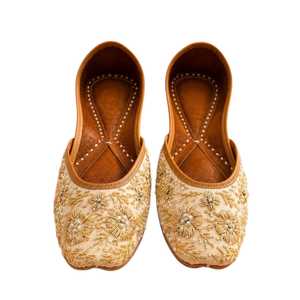 Premium Women Khussa Pumps Handmade Ethnic Pakistani Flats Comfortable Slip On Shoes Factory Wholesale Available <b>For</b> <b>Sale</b> - Product Image 1