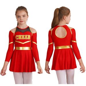 Uniforme de Animadoras para Niñas en Poliéster con Impresión por Transferencia de Calor, Pedrería y Bordado 3D - Product Image 3