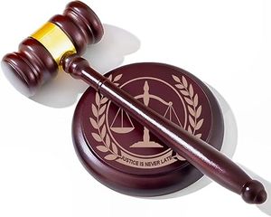 Ensemble de marteau de juge en bois et de bloc sonore, marteau de juge, marteau pour réunions, marteau en bois pour salle de Tribunal, ensemble marteau et gavel, pour simulateurs de juges - Product Image 6