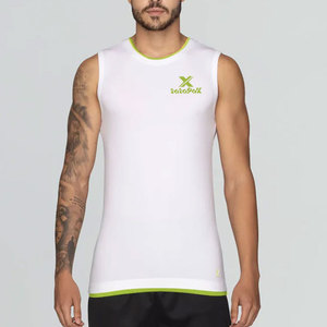 เสื้อกั๊กออกกำลังกายผู้ชายแบบถักน้ำหนักเบา ระบายอากาศได้ดี พร้อมคุณสมบัติการจัดการความชื้นและแห้งเร็วเพื่อการควบคุมอุณหภูมิร่างกายสูงสุด - Product Image 1