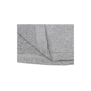Camiseta Deportiva de Manga Larga para Hombre, Cuello Alto, Gris, Tejido de Punto, Secado Rápido, Corte Ajustado - Product Image 3
