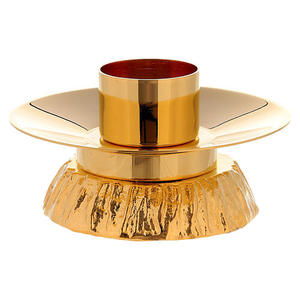 Classic Snuffe <b>Tapered</b> <b>Candle</b> With Grapevine Design Silver And Gold Finish Religious Accessory High Quality Metal Votive churs - Product Image 3