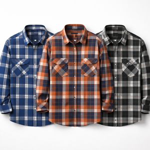 Commande en gros de chemises à carreaux pour hommes style Noël - Options OEM directement du fabricant - Product Image 5