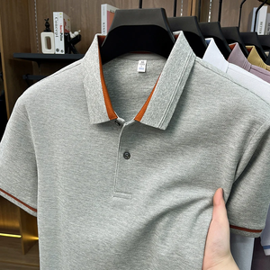 Camisas Polo de Hombre 100% Algodón Puro, Verano, Alta Gama, Cómodas, Transpirables, Manga Corta, Golf, Negocios, Elegantes, Esenciales para el Día a Día - Product Image 4