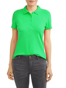 Polo d'été 2026 pour femme, manches courtes, en coton respirant, col personnalisé, coupe ajustée, pour le golf - Product Image 3