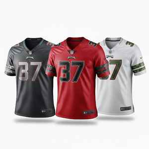 Maillots de football pour hommes adultes 100% polyester respirant à manches courtes - Product Image 4