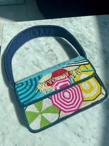 Sac à main coréen en perles de bois, fait main, tissé, avec poignée supérieure, tendance créative, ajouré, pour les loisirs, les vacances et la plage, très prisé - Product Image 6