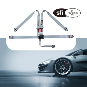 เข็มขัดนิรภัยสำหรับรถแข่ง SF-502 ได้รับการรับรองมาตรฐาน SFI แบบ 5 จุด ยี่ห้อ Brand Wholesale รับผลิตแบบ OEM ODM พร้อมโลโก้และสีตามสั่ง - Product Image 1
