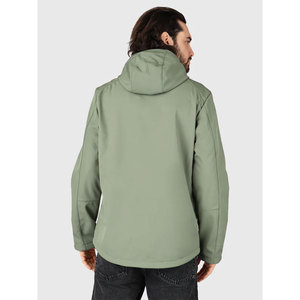 Custom Made Men's Winter Waterproof Hooded Softshell <b>Jacket</b> Casual Outdoor Wear Front Zip-Up Polyester Softshell <b>Jackets</b> - Product Image 2