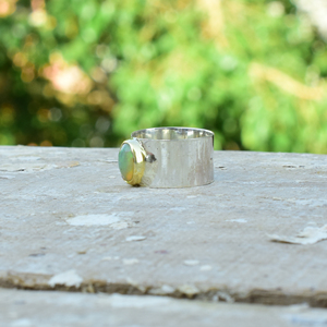 Natural Ethiopian <b>Opal</b> <b>Ring</b> 925 Sterling Silver Handmade <b>Ring</b> For Her/ Him - Product Image 2