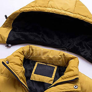 New Design Hooded Puffer Jacket Warm Winter Down Style Coat Windproof Sportswear Puffer Jacket - Product Image 5