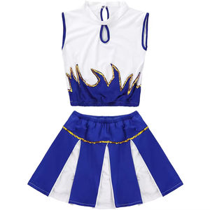 Uniformes de Porristas Personalizables con Lazos para el Cabello a Juego, Uniforme de Porristas de Calidad Profesional - Product Image 4