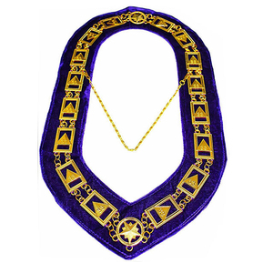 Tablier de Maître Maçon Personnalisé le Plus Vendu, Collier Maçonnique de Haute Qualité, Service OEM ODM, Collier de Maître Maçon - Product Image 4