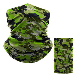 Cagoule unisexe camouflage imprimée par transfert thermique pour adulte, usage extérieur, respirante, imperméable, 100 % polyester, 54-56 cm, ski et sports - Product Image 4