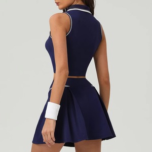 Ropa Deportiva de Golf para Mujer, Verde y Blanca, de Alta Calidad, Ajustada, Sin Mangas, de Spandex/Nailon, Cómoda para Entrenamiento - Product Image 4