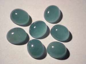 Calidad de alto grado 100% Forma de corte ovalado natural Cabujón de Aguamarina Piedra preciosa de tamaño calibrada genuina suelta a costo al por mayor OEM - Product Image 3