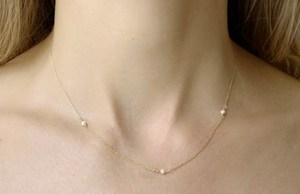 Freshwater Pearl Beaded <b>Necklace</b> Dainty Minimalist Pearl <b>Necklace</b> for Women Real Pearl Jewelry Elegant Handmade Gift - Product Image 5