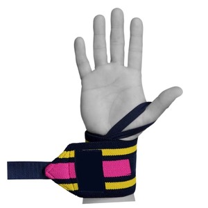 สายรัดข้อมือยางพาราธรรมชาติ PVC ระบายอากาศได้ดี ผลิตตามสั่ง สำหรับฟิตเนส ยกน้ำหนัก ป้องกันอย่างมืออาชีพ ใช้ได้ทั้งชายและหญิง พร้อมแถบตีนตุ๊กแก - Product Image 3