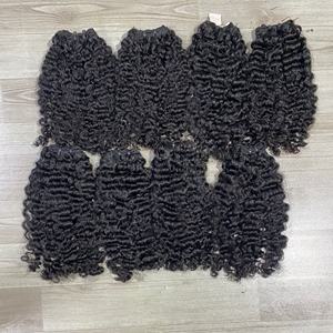 Birman Bouclés Double Dessiné 100% Extensions de Cheveux Humains Pas de Cuticule Chimique Aligné Tissage Cheveux Prix de Gros pour les Femmes Noires - Product Image 2