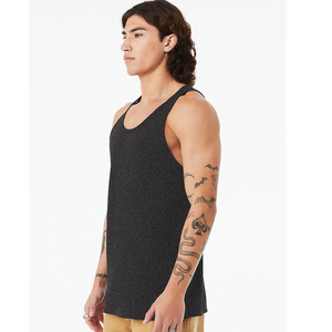 Ring-Spun Cotton Muscle Tank <b>Top</b> Scoop Neck Classic Low Price Tank <b>Tops</b> <b>Top</b> Vest Suppliers - Product Image 5