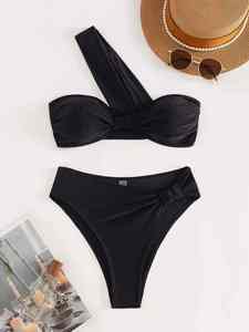Ensemble de maillots de bain sexy personnalisés avec logo pour femmes 2026 – Bikini et tenue de plage pour filles – Soutiens-gorge élégants pour la natation – Fabriqué au Pakistan - Product Image 3