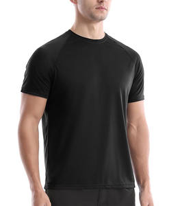 T-shirt Homme Col V Noir Uni 2025/2026 en Coton Doux et Respirant pour Tenue Décontractée Impression Personnalisée - Product Image 2
