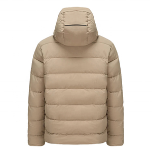 Custom Outdoor Warm Winter <b>Heated</b> Breathable Hooded Bubble Puff Waterproof Insulated Puffer <b>Jacket</b> for Men Casual - Product Image 2