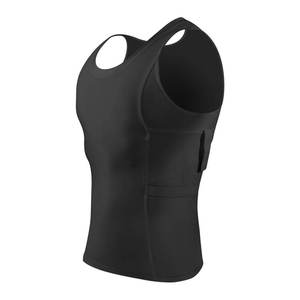 Men's Short Sleeve Quick Dry Holster Tank Top Solid Color O-Neck Regular Fit Sporty Streetwear Jersey <b>Knitted</b> Polyester Workout - Product Image 5