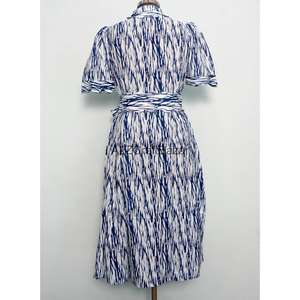 Vestido Midi Informal Bohemio Moderno para Mujer, Estampado Floral, Diseño de Túnica de Algodón Cómodo, Silueta en A, Tacto Suave, Estilo Veraniego - Product Image 6