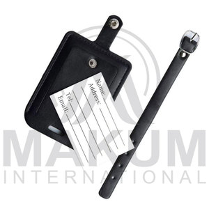 Etiquetas de Equipaje de Cuero de Lujo Personalizadas y Duraderas con Protección de Privacidad - Product Image 5