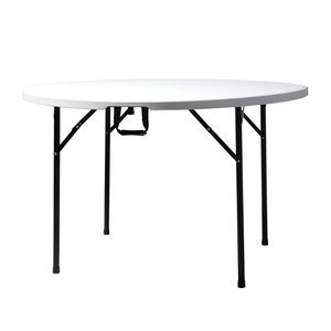 Tavolo Pieghevole Multifunzione Bianco da 48 Pollici 94515737, Ideale per Campeggio e Picnic all'Aperto, con Funzioni di Piegatura e Conservazione - Product Image 1