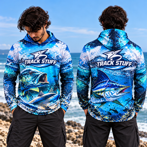 Custom Wholesale Printed <b>Lightweight</b> Breathable Golf <b>Hoodie</b> Quick Dry 4 Way Stretch Autumn Pullover <b>Hoodie</b> for <b>Men</b> - Product Image 4
