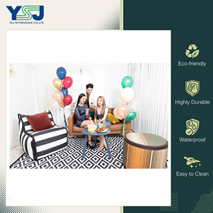 New Stock Arrival Excellent Quality Modern Design Corrosion Resistant 100% Polypropylene Plastic <b>Mat</b> Picnic/ Outdoor Rug - Product Image 2