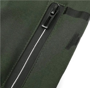 Chaqueta cortavientos informal de talla grande con cuello levantado para hombre, bombardero de cuero estampado para primavera invierno, venta al por mayor de ropa para exteriores - Product Image 5