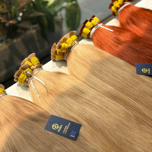 RUSA Hair – Nouveauté Tendance : Lots de Cheveux Humains Vierges Vietnamiens Style Libre, Fusion Super Double Drawn, Cheveux en Vrac 100g, Couleur Orange Hanoi - Product Image 3