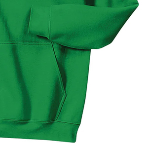 Sudadera de cuello redondo con forro, de última moda de invierno, verde y rosa, de manga regular, oversize, bordada, para hermandades universitarias, color liso. - Product Image 6
