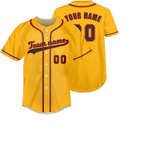 Camiseta de Béisbol Elástica de Alta Calidad con Logotipo Personalizado del Equipo, Transpirable, Deportiva, con Botones, para Entrenamiento - Product Image 3