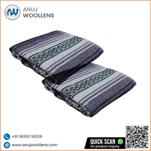 Manta de Lana Sintética Morada, Suave, Duradera y Cómoda, Cubrecama Tejido Ligero para Dormitorio - Product Image 6