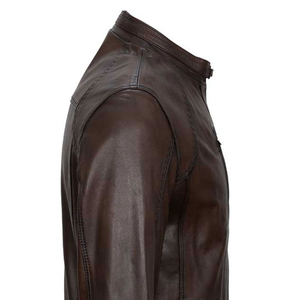 2026 Made In Pakistan New Design Men's Leather <b>Jacket</b> Youth Fashionable Latest Style Autumn <b>Winter</b> Men Leather <b>Jacket</b> - Product Image 5