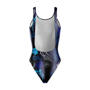 Traje de Baño de Una Pieza de Secado Rápido para Mujer, Estilo U en la Espalda, para Entrenamiento, Fitness, Playa, Natación, Fabricante Premium OEM ODM - Product Image 5