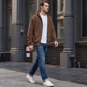<b>Men</b>’s Modern Streetwear Pullover Hoodie Relaxed Fit Heavyweight Fabric Custom Graphic Design Fashion Casual Sweatshirt - Product Image 3