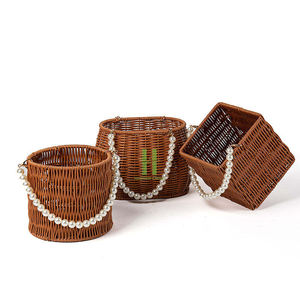 Cesta de Flores de Seagrass Hecha a Mano, Regalo para el Día de la Madre, Cesta de Almacenamiento Tejida Natural, Decoración Boho para el Hogar, Ecológica, Hecha en Vietnam - Product Image 6